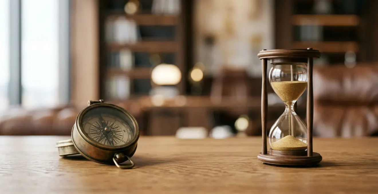 Financial planning concept showing retirement income strategy decision-making