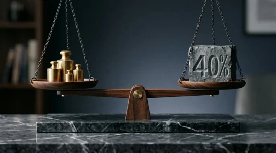 Strategic inheritance tax planning concept showing wealth protection below the forty percent threshold
