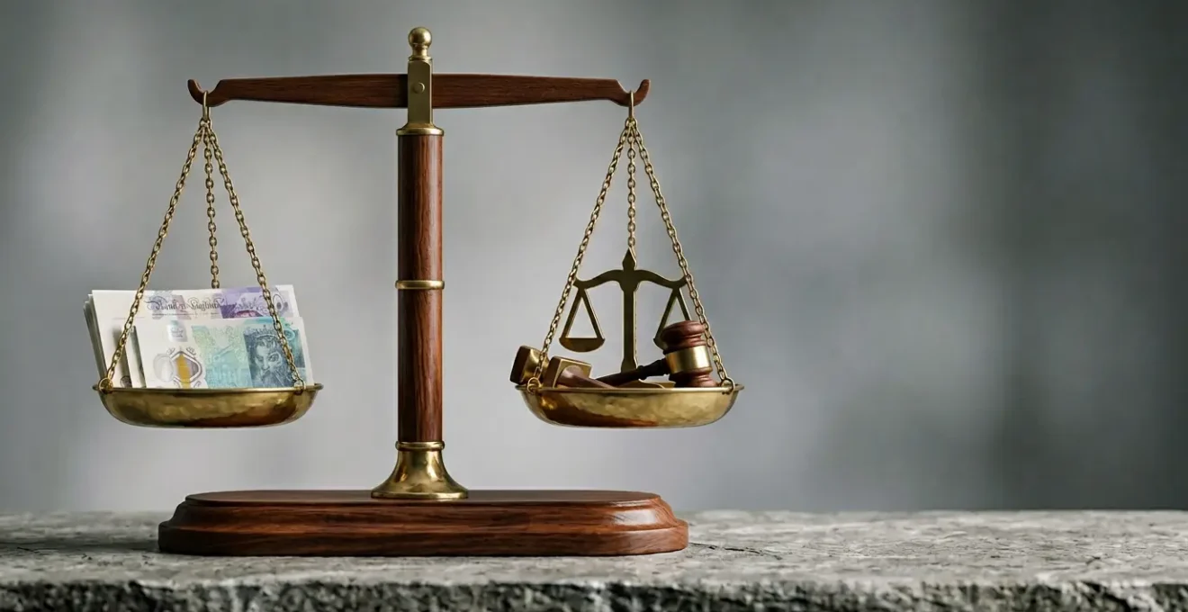 Professional editorial photograph illustrating motor legal protection insurance value assessment