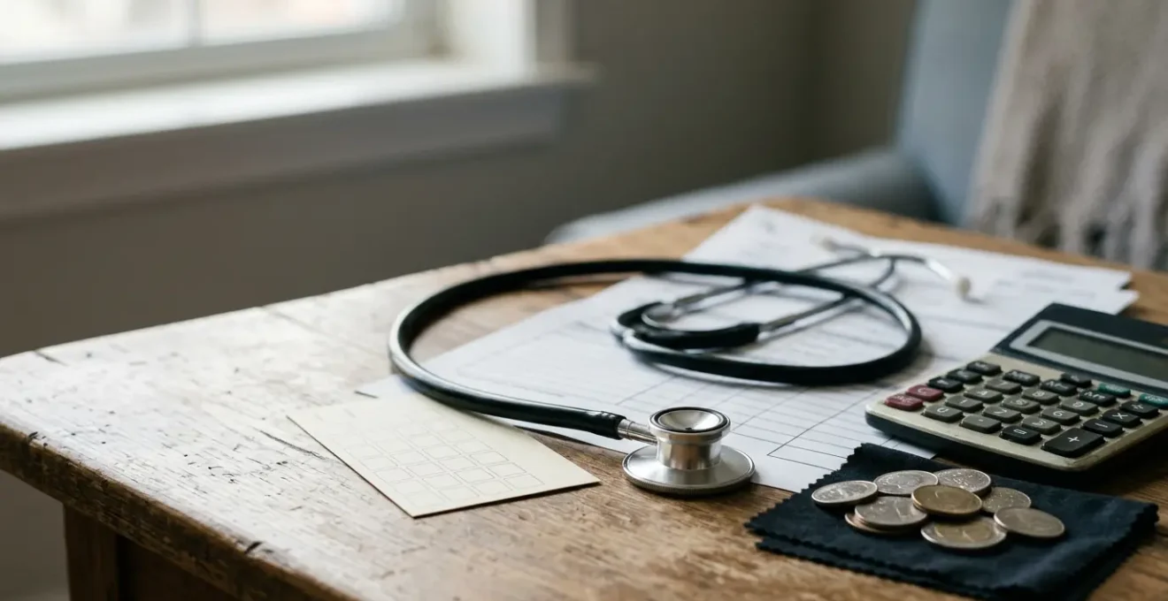 Professional examining medical insurance coverage options for outpatient diagnostics and physiotherapy treatment