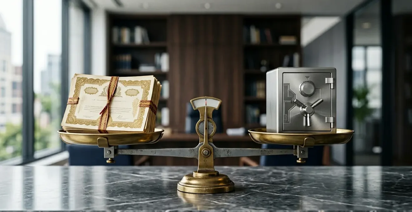 Financial security comparison between UK government bonds and savings accounts