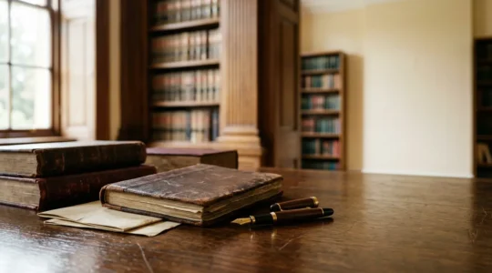 Estate planning documents and symbolic representation of generational wealth transfer