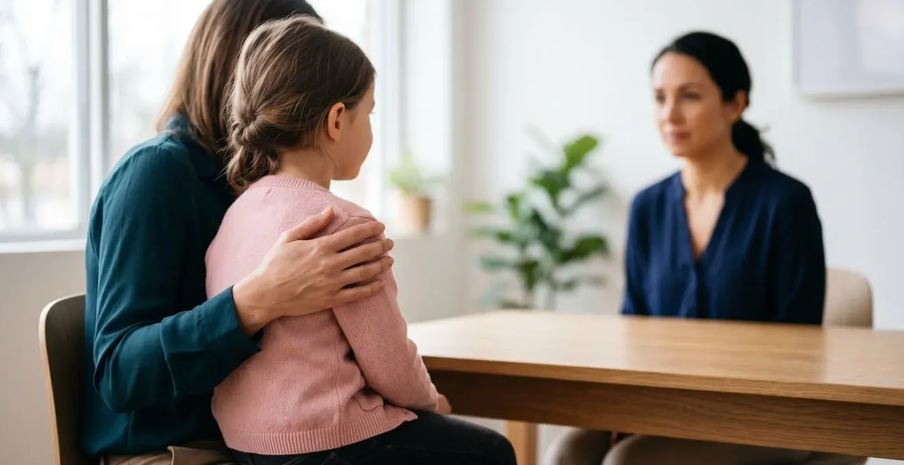 Child healthcare consultation illustrating developmental assessment exclusions in UK private medical insurance