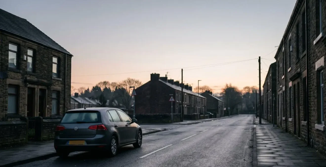 Professional photograph illustrating the critical distinction between personal commuting and work-related driving for insurance coverage purposes