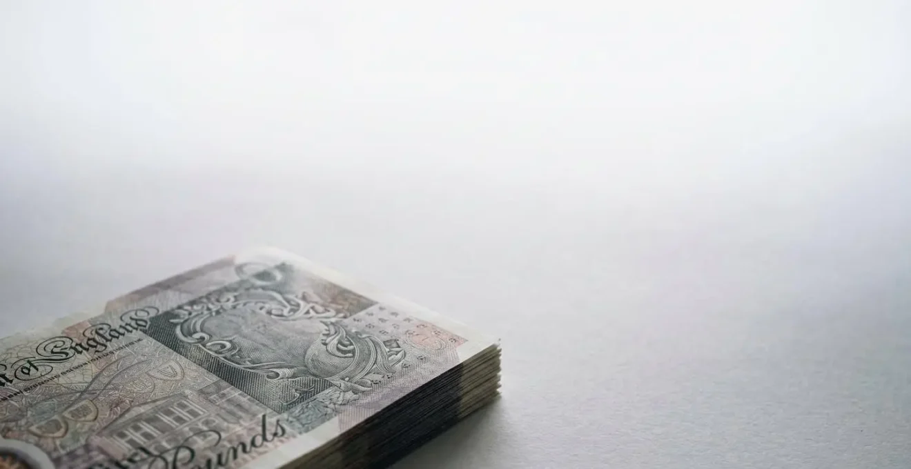Conceptual representation of purchasing power erosion over time through currency and value decay