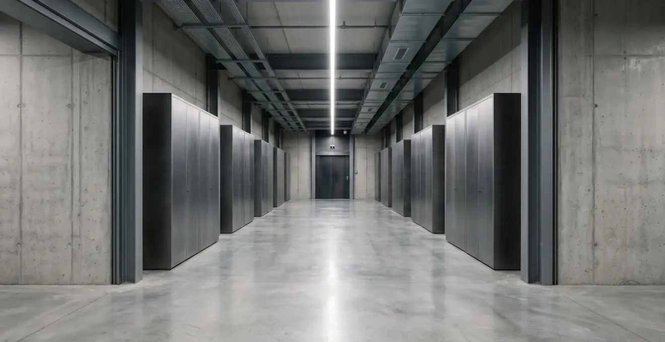 Professional view of secure asset storage meeting insurance requirements